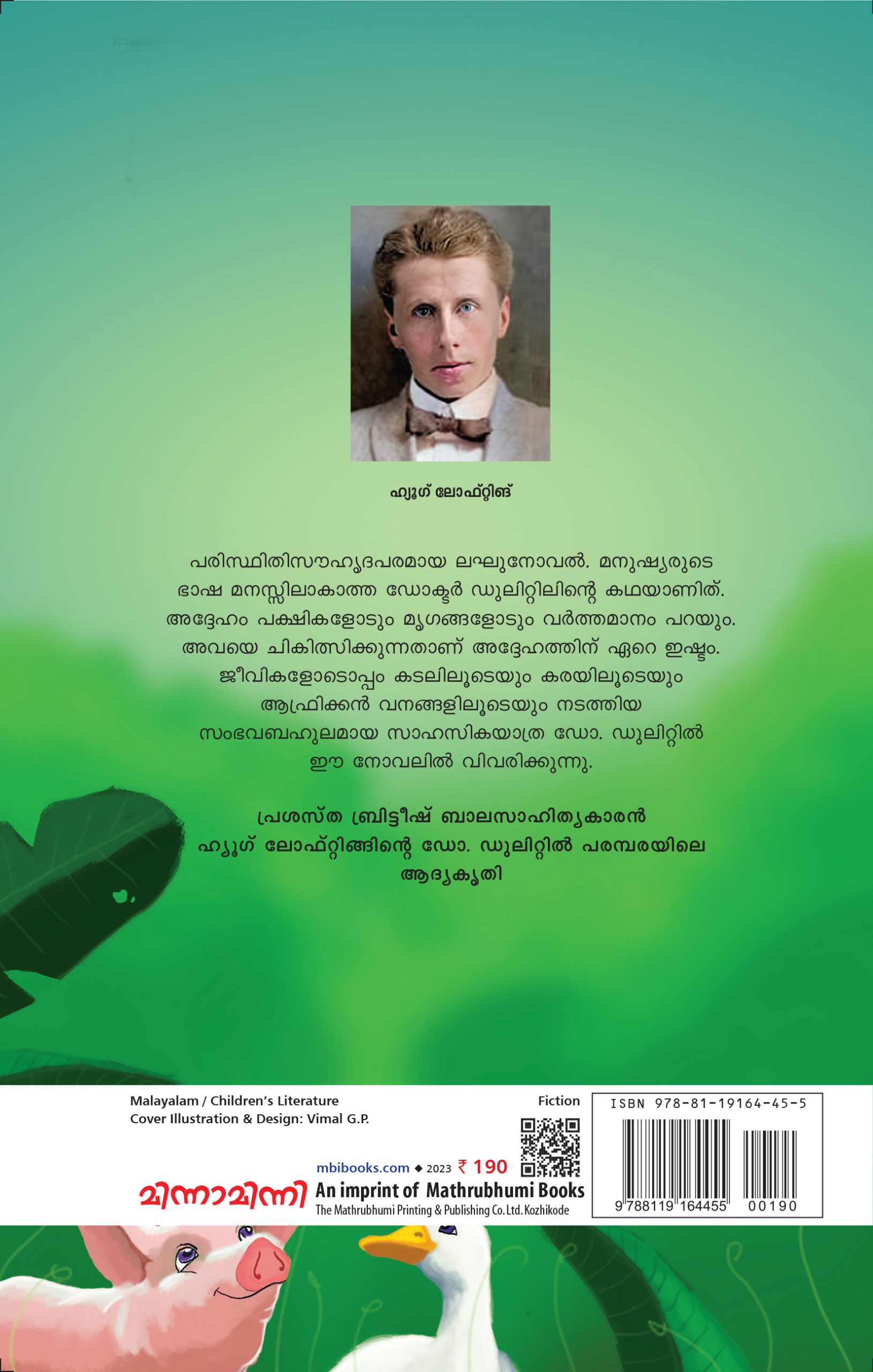 Doctor Dulatile Back Cover Book_DOCTOR DOLITTLE