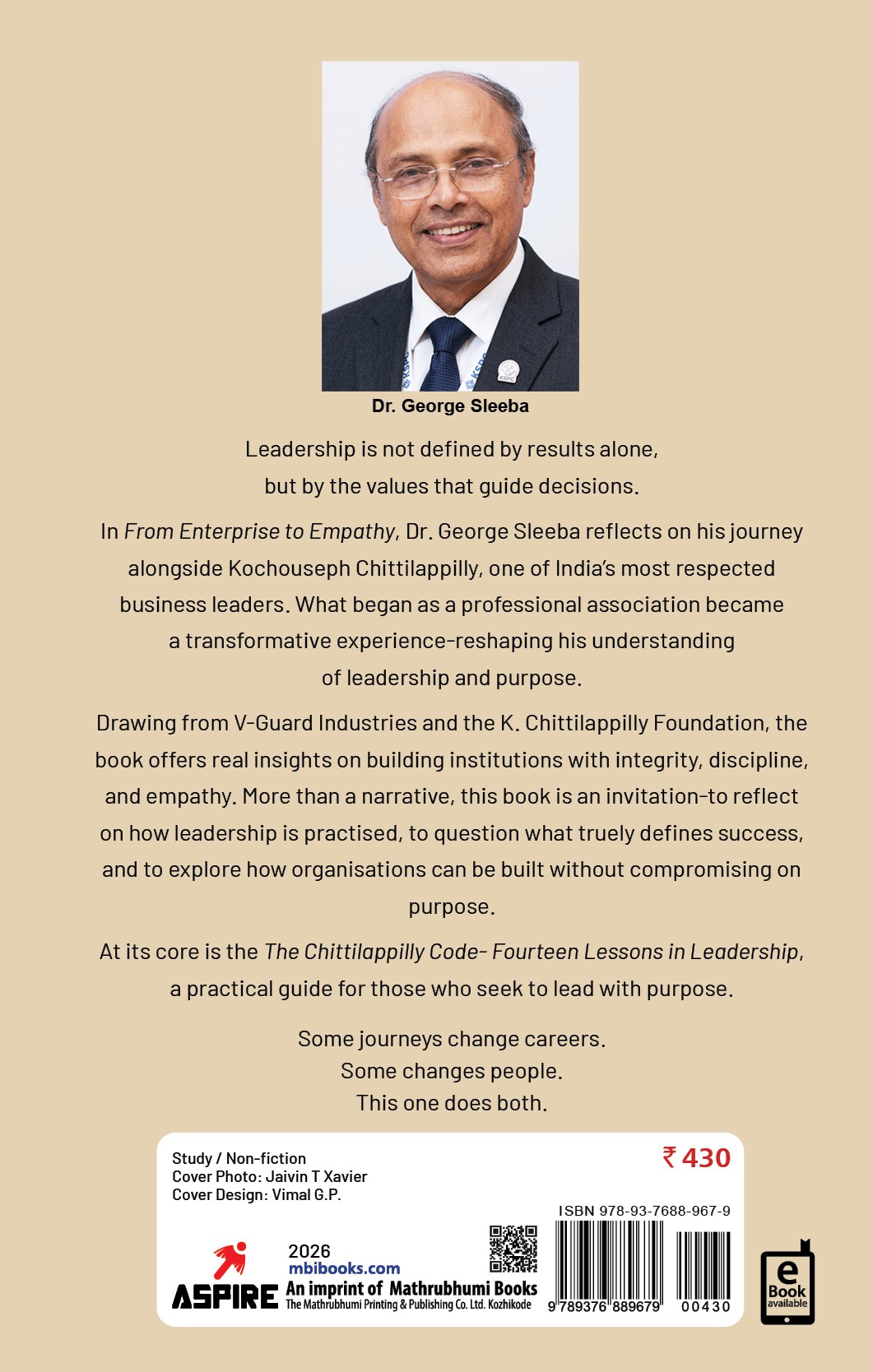 From Enterprise To Empathy Cover - Back Book_FROM ENTERPRISE TO EMPATHY